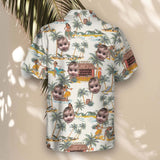 Tropical Escape custom Hawaiian shirt with photos, example 1