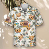 Tropical Escape custom Hawaiian shirt with photos, example 2
