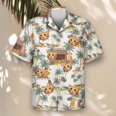 Tropical Escape custom Hawaiian shirt with photos, example 2