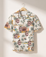 Tropical Escape personalized Hawaiian shirt printed with customer faces