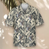 Tropical Garden Elegance custom Hawaiian shirt with photos, example 2