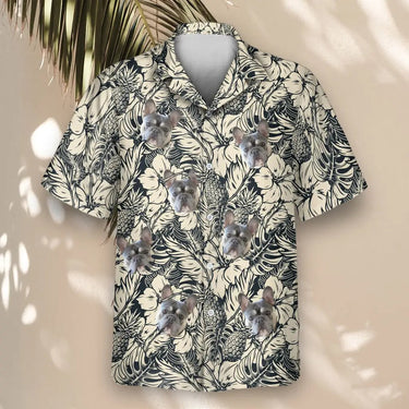 Tropical Garden Elegance custom Hawaiian shirt with photos, example 2