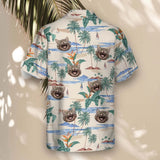 Tropical Island Paradise custom Hawaiian shirt with photos, example 3