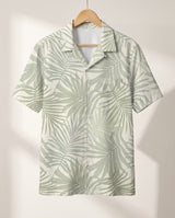 Tropical Leaf Dreams Hawaiian shirt print before personalizing