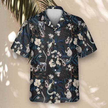 Tropical Night Bloom custom Hawaiian shirt with photos, example 2