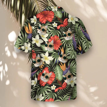 Tropical Oasis custom Hawaiian shirt with photos, example 1