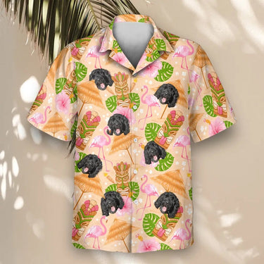 Tropical Tiki Grill Fest custom Hawaiian shirt with photos, example 2