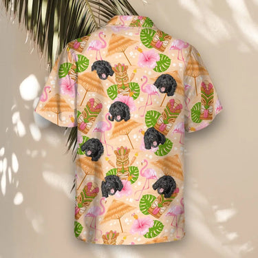 Tropical Tiki Grill Fest custom Hawaiian shirt with photos, example 3