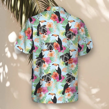 Tropical Toucan custom Hawaiian shirt with photos, example 3