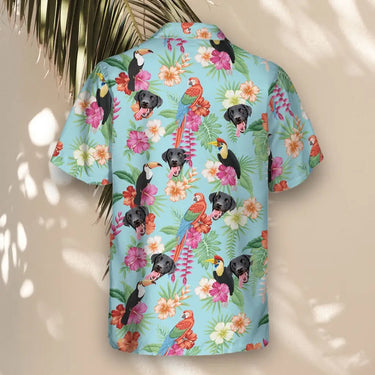 Tropical Toucan Macaw Paradise custom Hawaiian shirt with photos, example 3