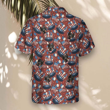 Uncle Sam Celebration custom Hawaiian shirt with photos, example 3
