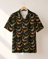Vampire Night Bat Halloween Hawaiian shirt print before personalizing