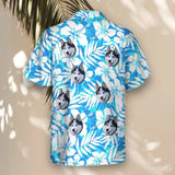 Vintage Hibiscus Vibes custom Hawaiian shirt with photos, example 3