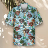Vintage Surf Sun custom Hawaiian shirt with photos, example 2
