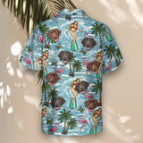 Vintage Surf Sun custom Hawaiian shirt with photos, example 3
