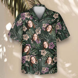 Vintage Tropical Natural custom Hawaiian shirt with photos, example 2