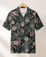 Vintage Tropical Natural Hawaiian shirt print before personalizing