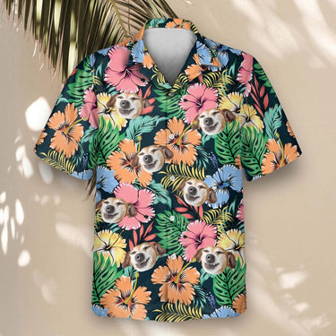 Vivid Summer custom Hawaiian shirt with photos, example 2