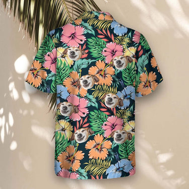 Vivid Summer custom Hawaiian shirt with photos, example 3