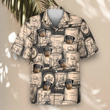 Whiskey Booze custom Hawaiian shirt with photos, example 2