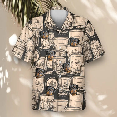 Whiskey Booze custom Hawaiian shirt with photos, example 2