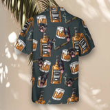 Whiskey Cigar custom Hawaiian shirt with photos, example 3