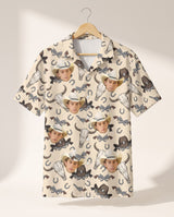 Wild West Justice personalized Hawaiian shirt printed with customer faces