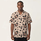 Witchy Black Cat Halloween custom Hawaiian shirt with photos, example 1